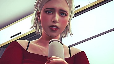 Sabrina is giving a POV BlowJob - Sabrina the teenage witch Hentai Parody