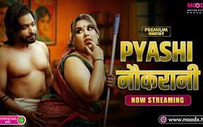 Indian Hot Maid with Big Nipple Having Hardcore Sex with His Boss