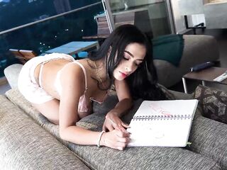 The sexy strumpets Lenis Diamond and ImbarbieLu in a hawt game in 1 two for one