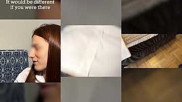 Naughty Guest in Shiny Pantyhose Teases Friend’s Man