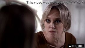 PURE TABOO Teen Has To Fuck Her Mom's Friend So She Doesn't Reveal She's A Lesbian