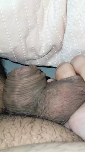 Step mom can handjob step son dick without condom ???