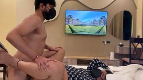 Hairy MILF gets a nasty blowjob and takes a facial before getting pounded hard