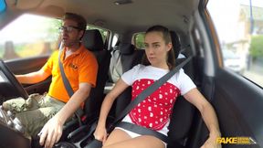 Fake Driving School - Saucy Learners Secretly Hump In Car 1 - Dean Van Damme