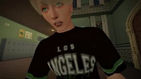 Fucking the blond playboy at the private school