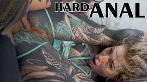 ”Tattoo Babe Anuskatzz Get Screwed Balls Deep In Her Booty”