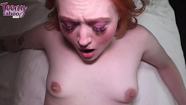 Affair With Babysitter! Strawberry Fields Got Creampied By Seth Brogan
