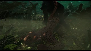 Human x furry animation (wildlife game)