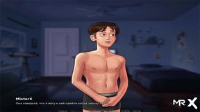 Summertime saga - Big Cock Jerking off and Shower Scene E2 # 3