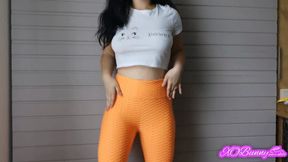 Orange leggings and farts -