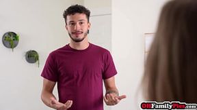Teen stepsister Venus Vixen enjoys big cock&#x1F346; stepbro's intense creampie