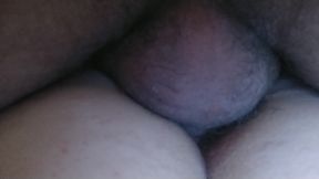 Close up missionary creampie for tatted mom part 1