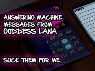 Answering machine Messages 1 Suck 'em for me