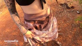 Roadside Ride! Dreadhot Gives a Filthy Blowjob on a Desert Dirt Road