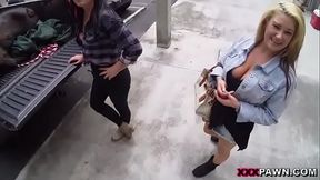 Lesbians Pawn Their Asses!