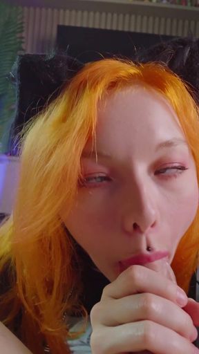 Sexy Kitty Craving for Some Milk