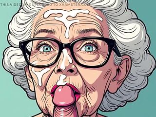 Vintage Cartoon Style Facials