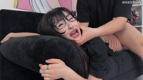 Goth Asian Teen 18+ Like Femdom And Rough Facial
