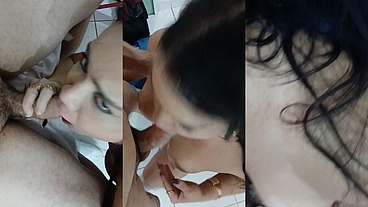 Fidelizando o cliente na mamada, a assim que puta chupa pica
