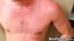 ”Gay lovers Alex & Jake sexy assfucking while taking a shower”