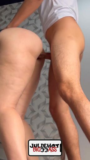 Cheating wife moaning like a bitch having fiercely sex with boyfriend
