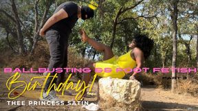 Ballbusting Foot Fetish Birthday Special |Part 3