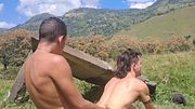 cyclist sex outdoor bareback