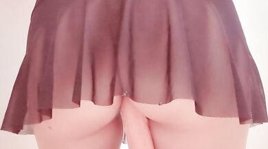 tight pussy gripping dildo with orgasm ending