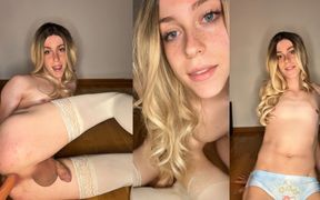 19 Year Old Petite Transgirl Anal and Cum