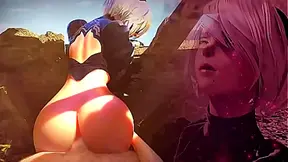 Big-Ass Anime Babe Fucks Big-Cock Dude In Steamy 3D Hentai Scene