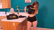 Pornhub 25K subscriber Swag Bag unboxing and modeling!