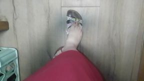 Worn-out Birkenstock Shoes