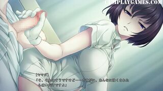 Sakusei Byoutou Gameplay Part two Cum Into Nurse Mouth -