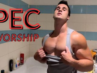 Emo HARD PEC WORSHIP - see me flex!