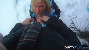 Snowboarder Babe Sucks And Fucks Big Hard Dick In Pov