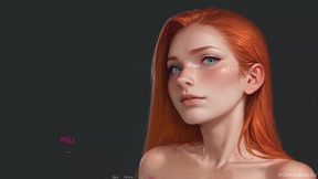 sleepy petite redhead wakes up for rough deepthroat & massive creampie - mila ai - episode 10 - by addont