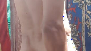 Eager desi gay bottom rams his own hole