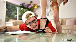 Punished by Granny! Skinny 60 you Jacy Fucks Student
