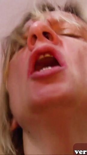 Powerful moment from "German chubby mature mom get threesome MMF"