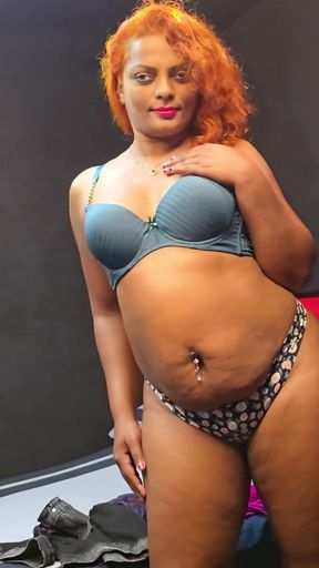 Hot Casual Wear Try On Haul With Green Bra &amp; Thong   Clip 3