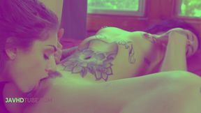 Lesbian Adventure with Leigh Raven and Darcie Dolce Featuring Intimate Fingering and