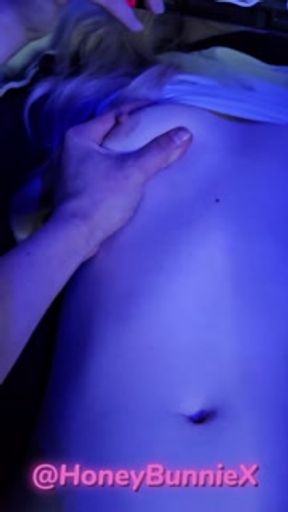 My gamer girl step sister kept ignoring me, so I teached her a lesson by giving her a creampie!