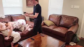 Naughty Pakistani cutie gets fucked on couch