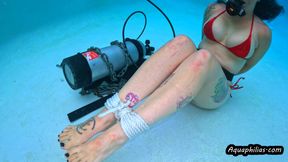Aquaphilias- Lemew- Underwater Rope Bondage Challenge