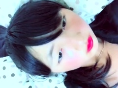 Cute Asian Chubby Teen Wild Dildo Masturbation