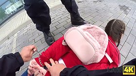 Cindy Shine gets her tight pussy drilled by a security officer in 4K