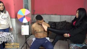 Roulette Challenges - Goddess Beh and Helen # 1080HD - Girls Fetish Brazil