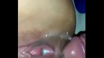 Mi vagina chorreando semen,creampie