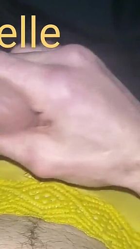 Cdmichelle Cuming Wearing Sexy Yellow Panties