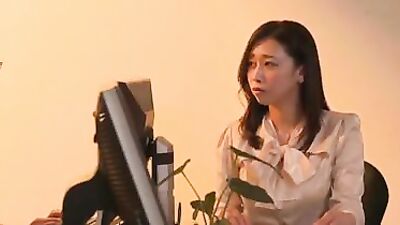 Big Tits' stepmom teaches stepson how to properly pleasure a mature Asian MILF